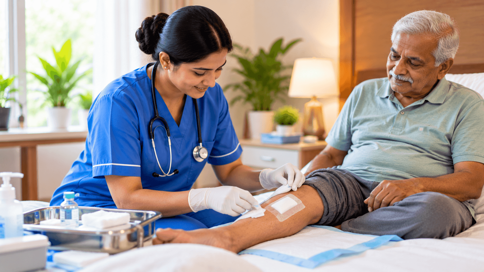 Wound Dressing & Catheter Care